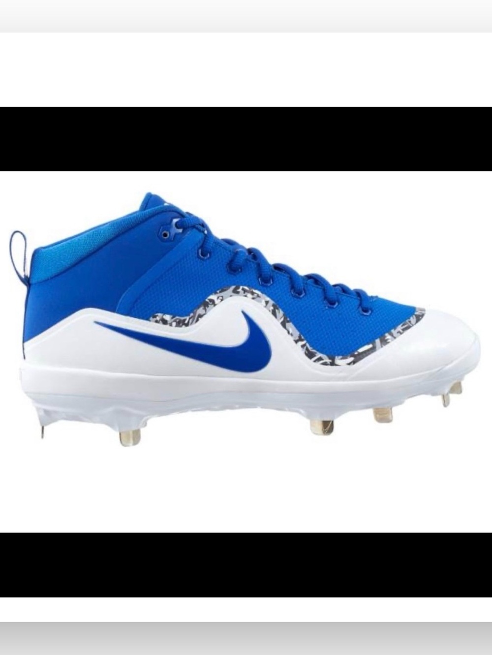 Nike Men’s Force Air Trout 4 Baseball Blue Cleats Size 15 NWT